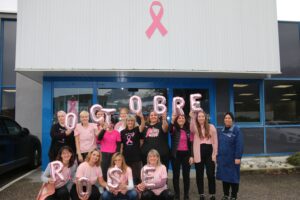 DJC Décolletage supports the Comité Féminin des Pays de Savoie for October Rose.